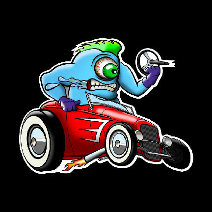 Hot Rod Hooligan - Sticker